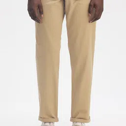 Fred Perry Men Slim Fit Mid-Rise Pure Cotton Trousers-image-61