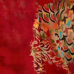 Laxmipati Abstract Printed Saree With Blouse Piece image 4