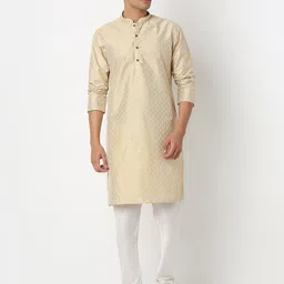 BELLAZO Geometric Printed Mandarin Collar Straight Kurta-image-58