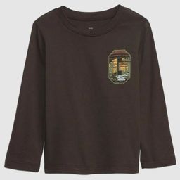 GAP Boys Graphic Printed Round Neck Cotton T-shirt-picture-2