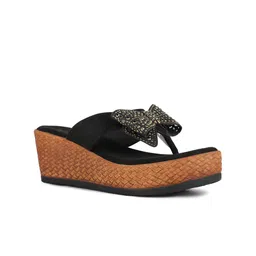Inc 5 Ethnic Wedge Sandals with Bows-5