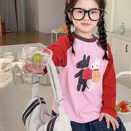 LULU & SKY Girls Printed Applique T-shirt-picture-41
