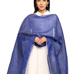 URBAN KANYA Leheriya Printed Gotta Patti Cotton Dupatta-picture-38