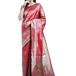 Maroosh Woven Design Zari Banarasi Saree-picture-24