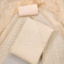 Mitera Embroidered Unstitched Dress Material-image-19