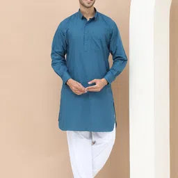 GRAGE Men Blue Kurta Sets-image-40