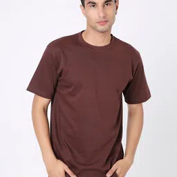 Blnk Short Sleeves Round Neck Relaxed Fit Cotton T-shirt-picture-27