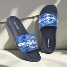 Woodland Men Printed Sliders-picture-34