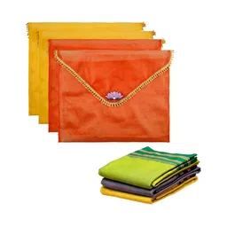 Aura Orange Set of 4 Regular Multi-Utility Organisers-106