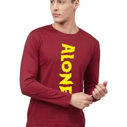 Organic Chics Men Bio Finish Typography Printed Round Neck Cotton T-shirt-picture-26