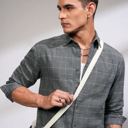 HIGHLANDER Men Opaque Checked Casual Shirt-picture-21