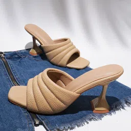 TRYME Kitten Sandals with Buckles-37