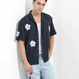 The Indian Garage Co Printed Spread Collar Relaxed Fit Casual Shirt-picture-25