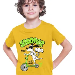 TeeSlix Unisex Yellow Tshirts-29