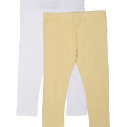 De Moza Girls Pack Of 2 Ankle-Length Leggings-15