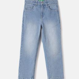 United Colors of Benetton Girls Straight Fit Light Fade Jeans-image-36