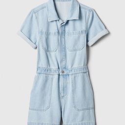 GAP Girls Pure Cotton Washed Retro Denim Playsuit-picture-39