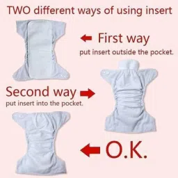 little monkeys Adjustable Size Reusable Baby Pocket Cloth Diapers With Charcoal Color Inserts Combo Pack of 8 image 4