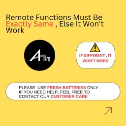 ANM Remote Control Compatible for LED TV No Google Assistant & NO Voice Function F&D F&D - EXACT SAME REMOTE ONLY WILL WORK, VERIFY ON CUSTOMER CARE Remote Controller image 2