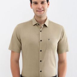 Allen Solly Men Spread Collar Textured Cotton Slim Fit Formal Shirt-image-78