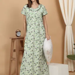 Sweet Dreams Women Printed Maxi Nightdress-picture-8
