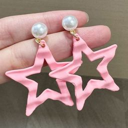 StyleCast x Revolte Pearls Beaded Star Shaped Drop Earrings-23