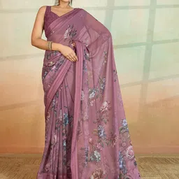 TASRIKA Pink Pure Georgette Sarees-image-41