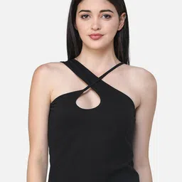 MINOS Women Halter Neck Cotton Top-image-50