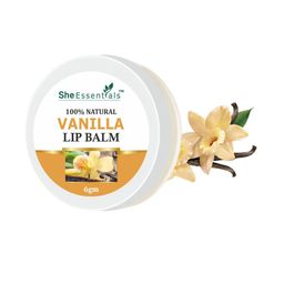 She Essentials Natural Vanilla Lip Balm-43