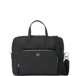 Karl Lagerfeld Leather Oversized Structured Handheld Bag-12