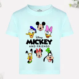 Disney By Miss and Chief Boys Printed Bio Finish T-shirt-image-90