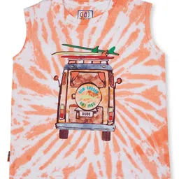 Gini and Jony Boys Tie and Dye Dyed Round Neck Cotton T-shirt-picture-14