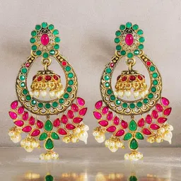 Anouk Dome Shaped Jhumkas Earrings-6