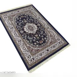 Samjeeda Handloom carpets Red Geometric Anti-Skid Cotton Carpet-image-41