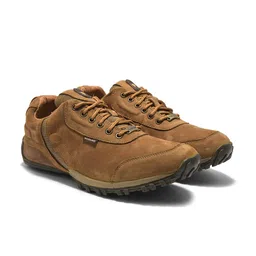 Woodland Men Textured Round Toe Sneakers-picture-14