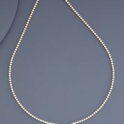 Kushal's Fashion Jewellery Copper Gold-Plated Necklace-image-6