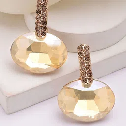 Bohey by KARATCART Contemporary Hoop Earrings-41