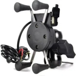 X-Grip Mobile Phone Holder with USB Charger Bike Mobile Holder-picture-15