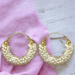 Anouk Contemporary Hoop Earrings-42
