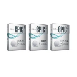 Manforce Set of 3 Epic ThinX Ultra Thin Condoms - 3 Pieces Each-98