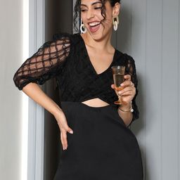 PINACOLADA Women Sheath Cut-Out Dress-image-77
