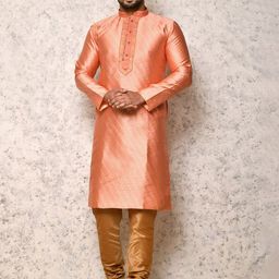 RANAK Men Regular Kurta with Churidar-image-96