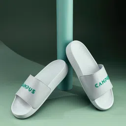 Campus Men Self Design Sliders-37