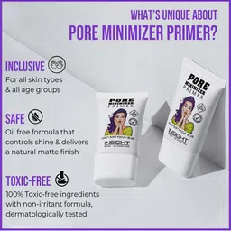 Insight Cosmetics Set Of 2 Pore Minimizer Lightweight Matte Finish Face Primer - 10ml Each image 3