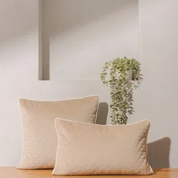 India Circus by Krsnaa Mehta Cream-Coloured & White Velvet Square Cushion Covers-image-49