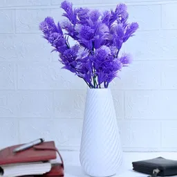 S-Biv Blue & White Hanging Artificial Plant With Pot-45