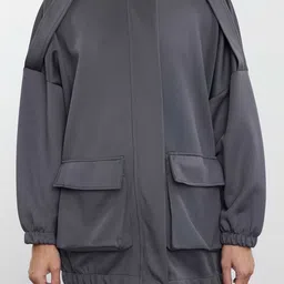 Trendyol Stand Collar Jacket With Trouser image 5