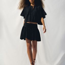 H&M Gathered Mini Skirt-picture-19