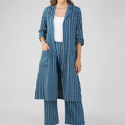 Bindigasm Striped Top Jacket & Palazzos Co-Ords-picture-24