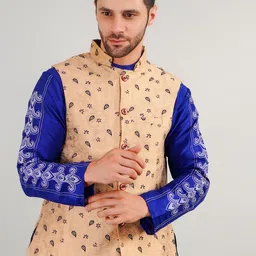 Valencia Fashion Embroidered Nehru Jacket-29